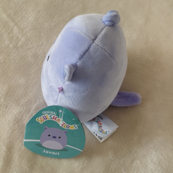 Squishmallow 5 inches Javari, lavender groundhog - Picture 5 of 6